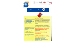 Desktop Screenshot of epad.recit.org